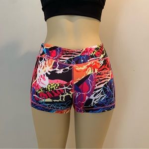 Reebok Graffiti Spandex Shorts